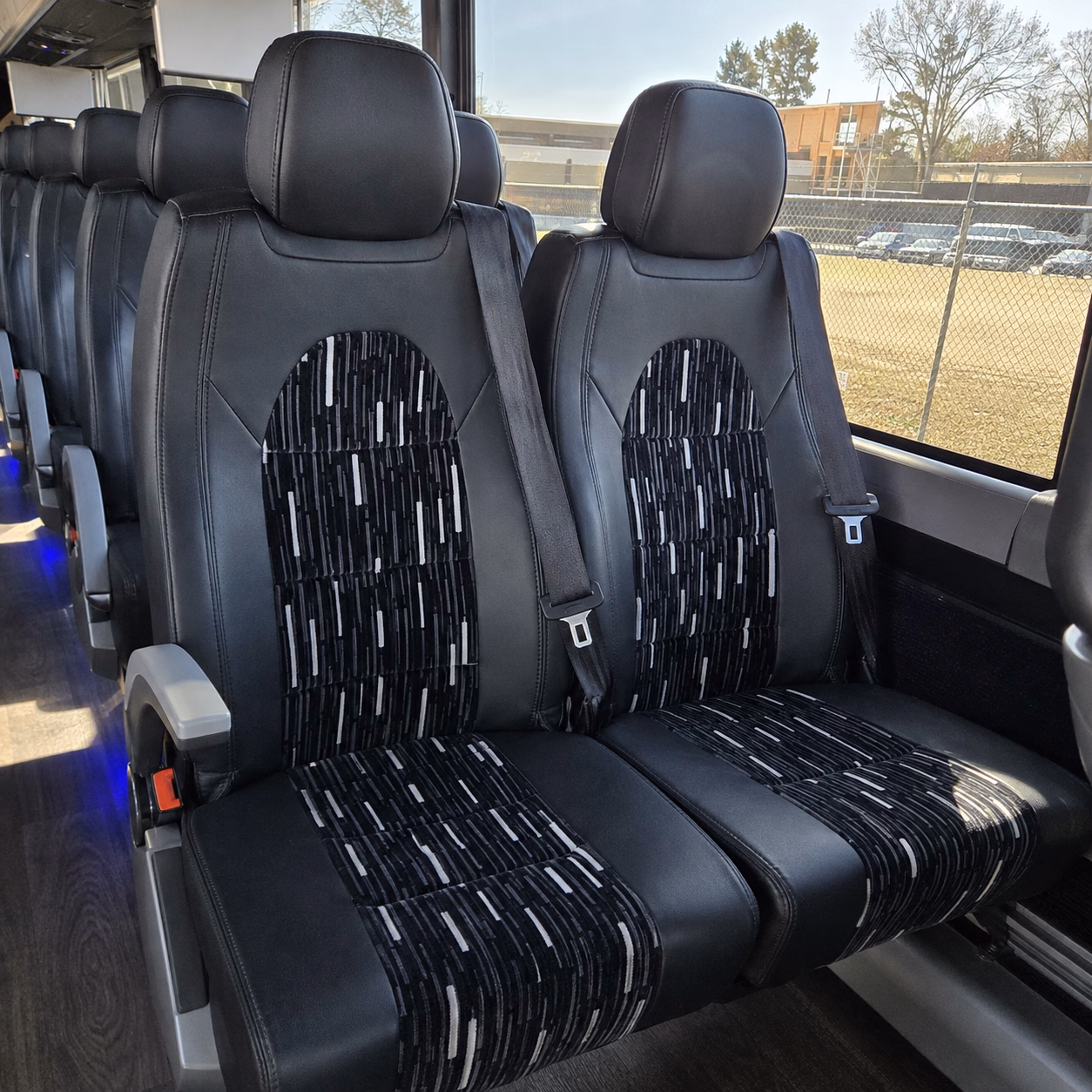 san bernardino airport transportation onboard seating