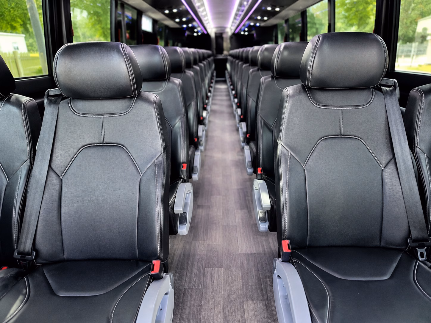 san bernardino charter bus rental inside