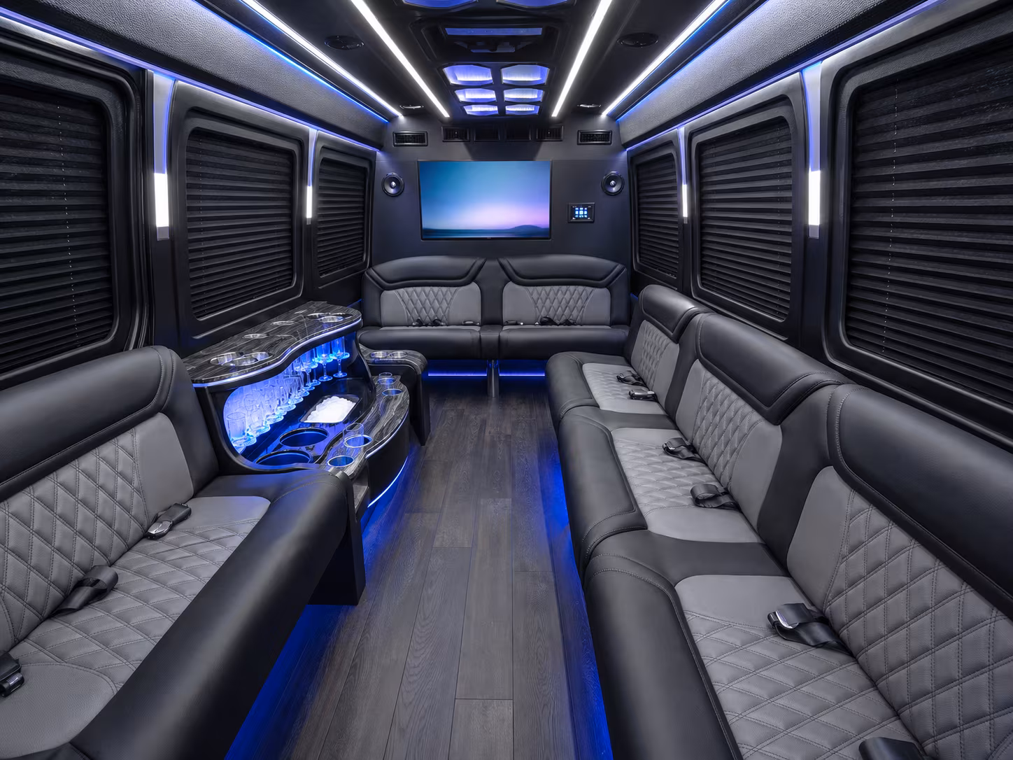 san bernardino concert transportation onboard seating