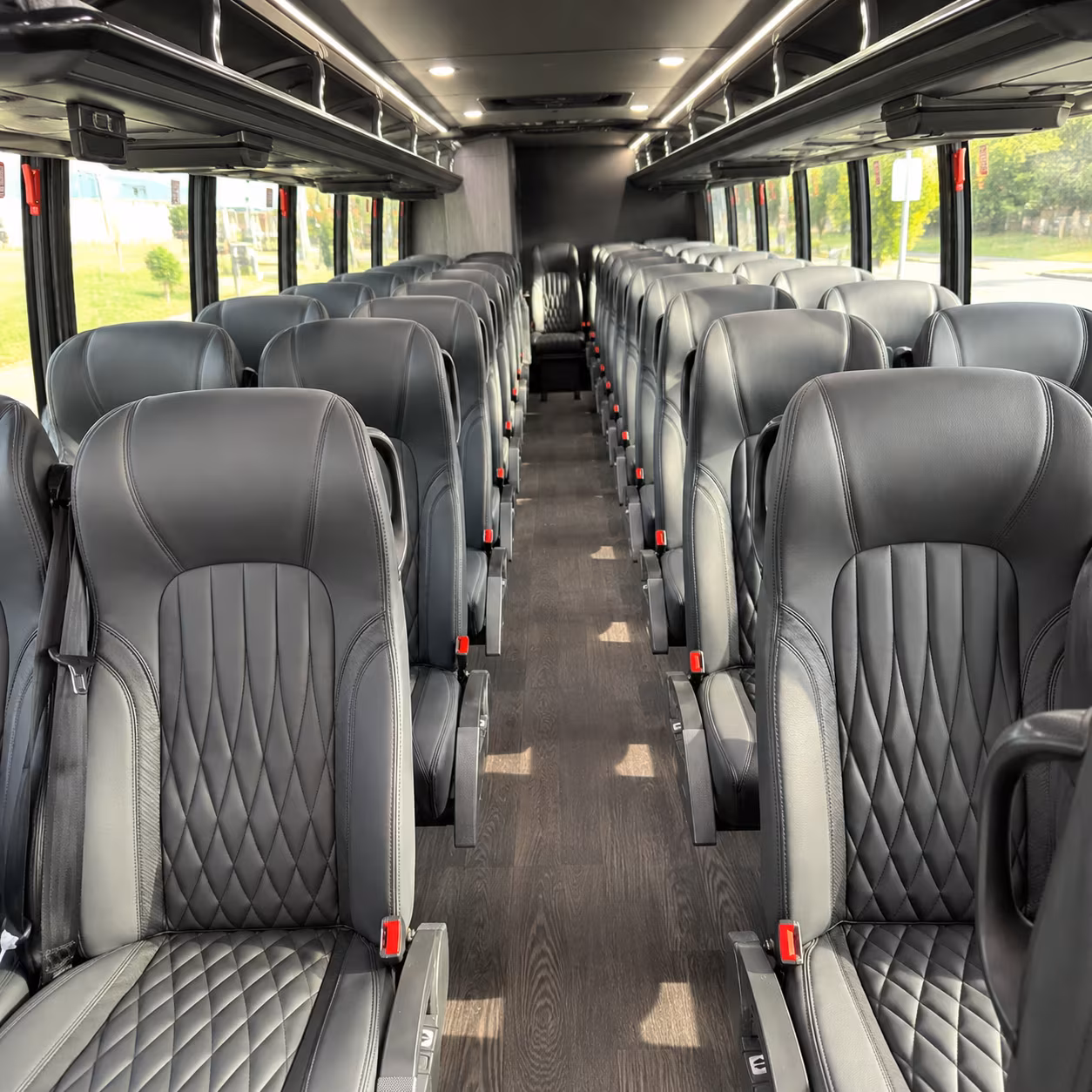 san bernardino sporting event transportation onboard seating